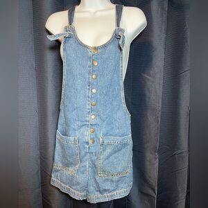 Forever 21 Blue Denim Overalls